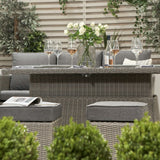Slate Grey Barbados 3 Seater Lounge Set with Ceramic Top