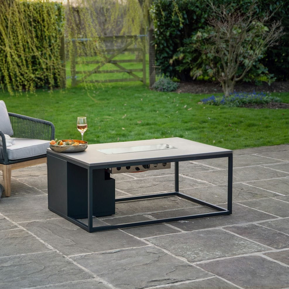 Cosiloft 120 Black and Grey Fire Pit Table