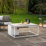 Cosiloft 120 White and Grey Fire Pit Table