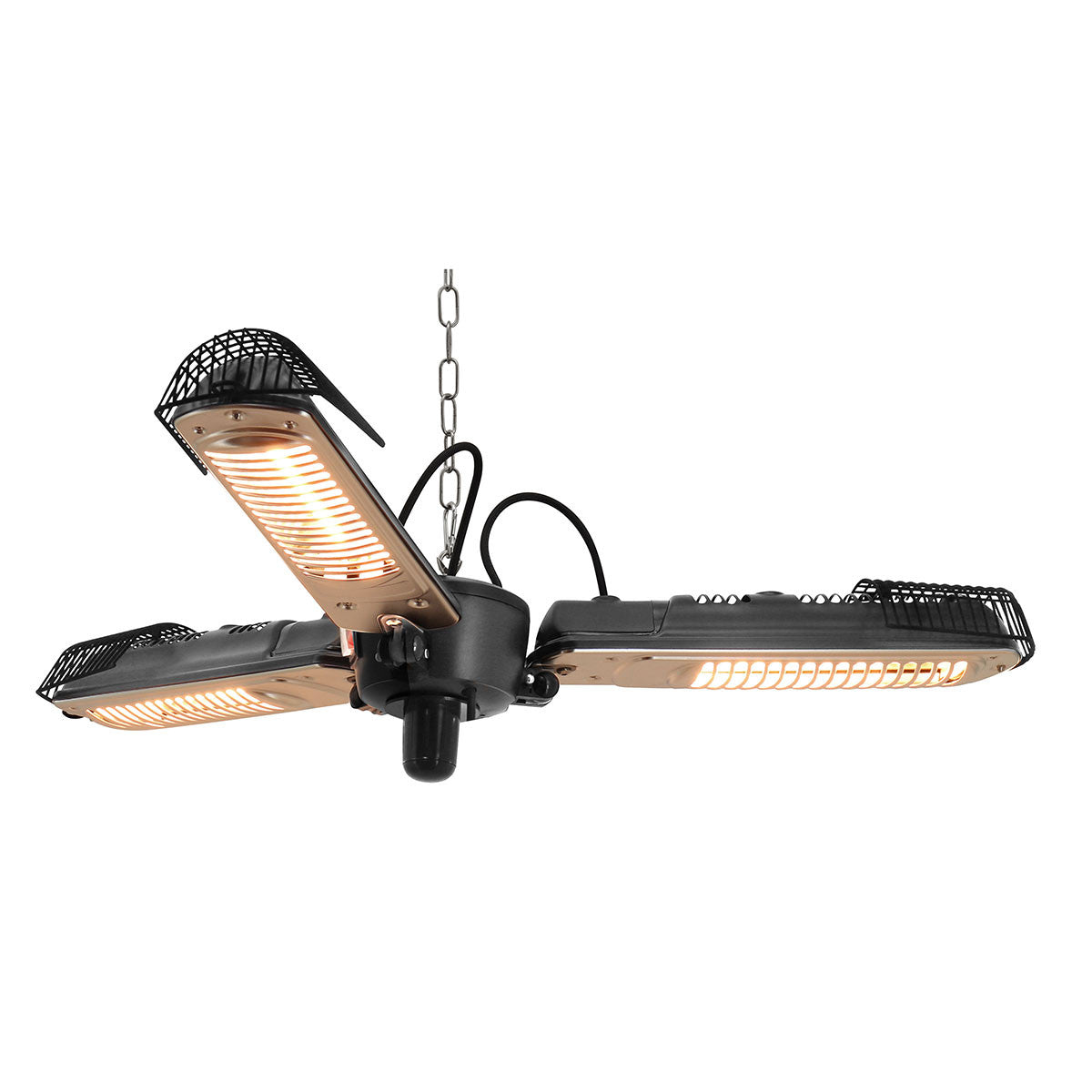 2000W Vulcan Parasol Tri Electric Patio Heater - Vookoo Lifestyle