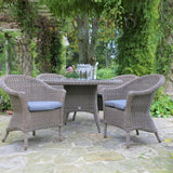 4 Seasons Chester 4 Seat Dining Set - Vookoo Lifestyle