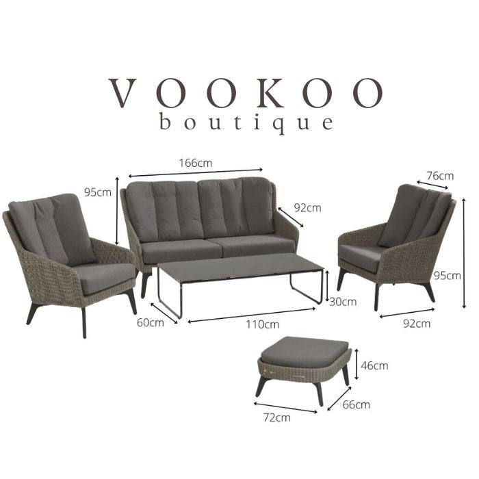 4 Seasons Luxor Lounge Set - Vookoo Lifestyle