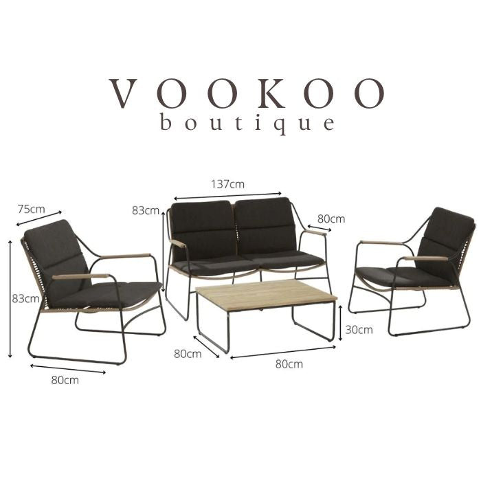 4 Seasons Scandic Lounge Set - Vookoo Lifestyle