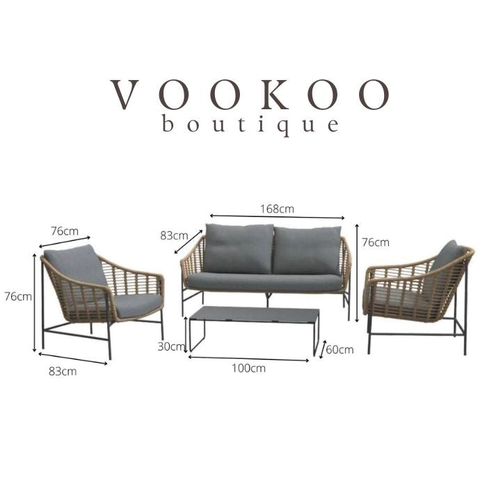 4 Seasons Timor Lounge Set - Vookoo Lifestyle