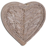 40cm Small Heart Wicker Wall Art - Vookoo Lifestyle