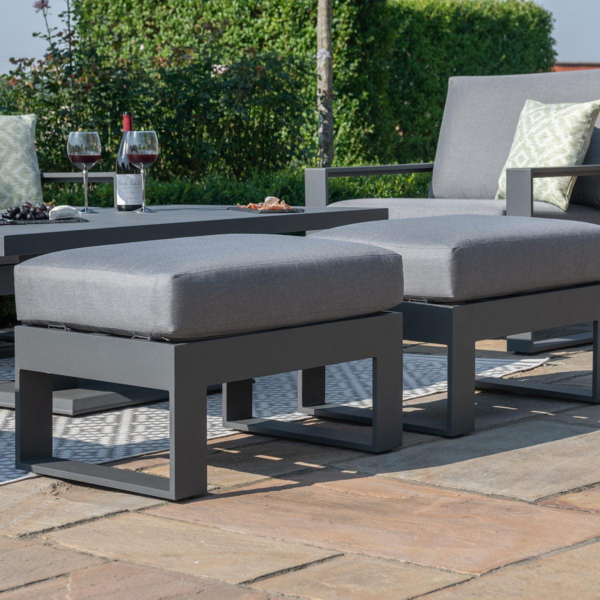 Amalfi 2 Seat Sofa Set With Rising Table - Vookoo Lifestyle