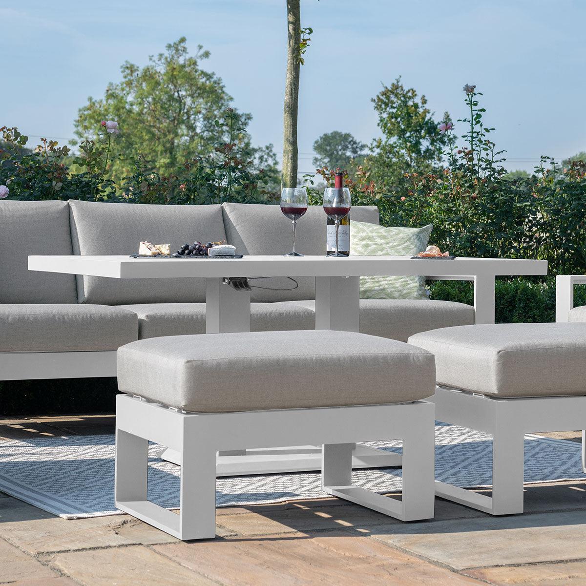 Amalfi 3 Seat Sofa Set With Rising Table - Vookoo Lifestyle