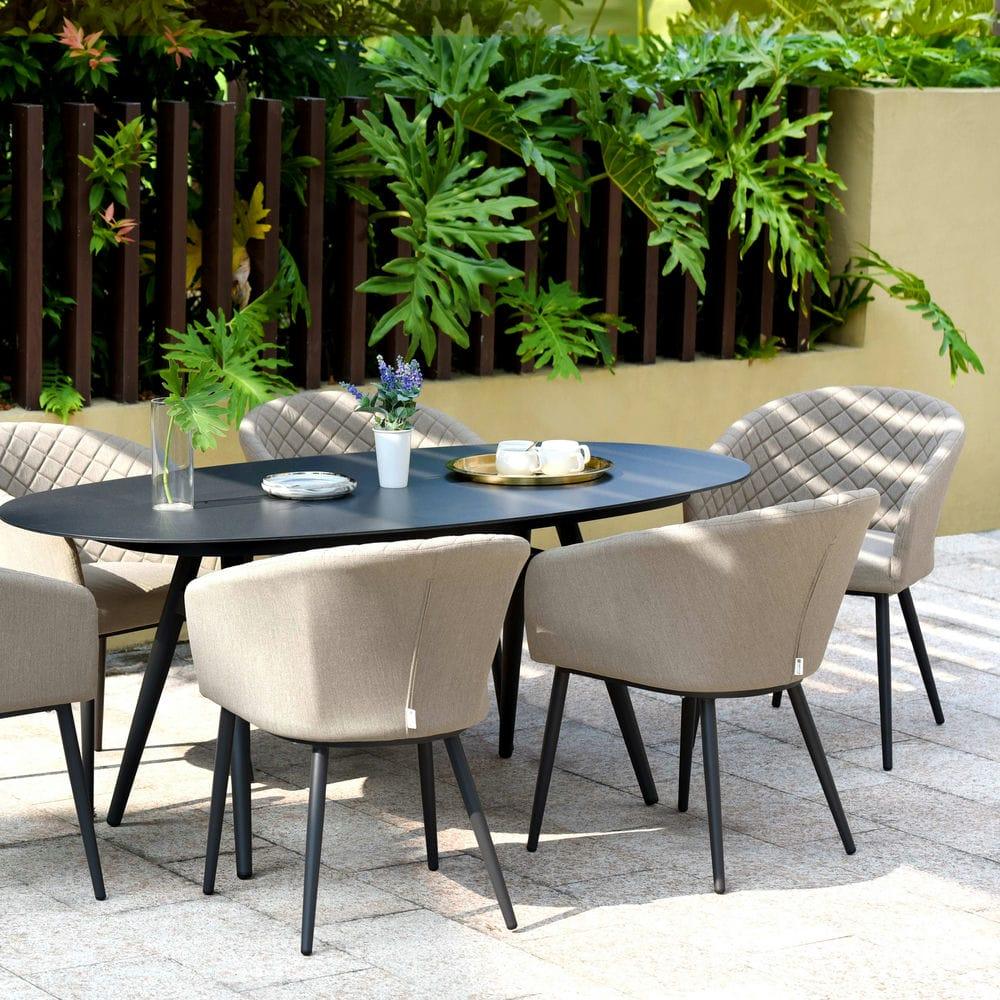 Ambition 6 Seat Oval Dining Set - Vookoo Lifestyle