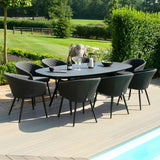 Ambition 8 Seat Oval Dining Set - Vookoo Lifestyle