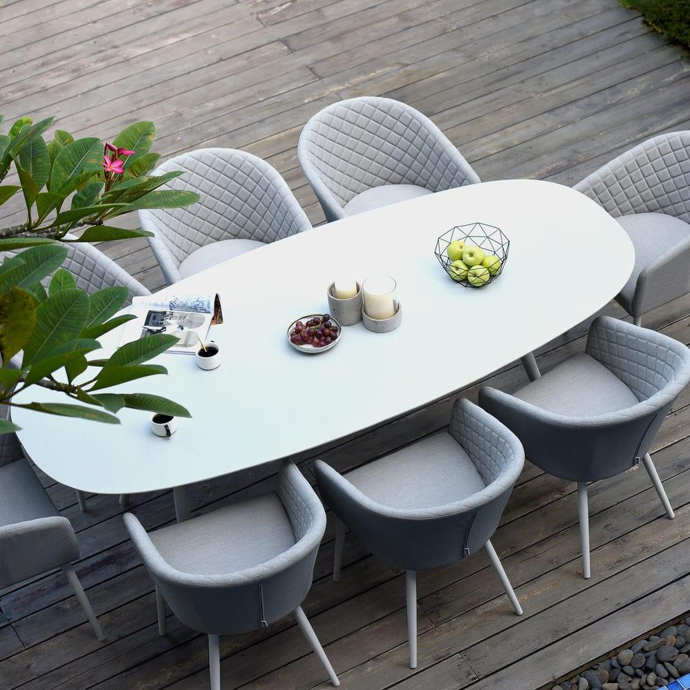 Ambition 8 Seat Oval Dining Set - Vookoo Lifestyle