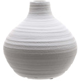 Amphora Matt White Ceramic Vase - Vookoo Lifestyle