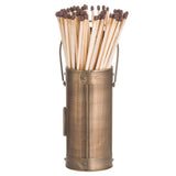 Antique Bronze Matchstick Holder With 60 Matches - Vookoo Lifestyle