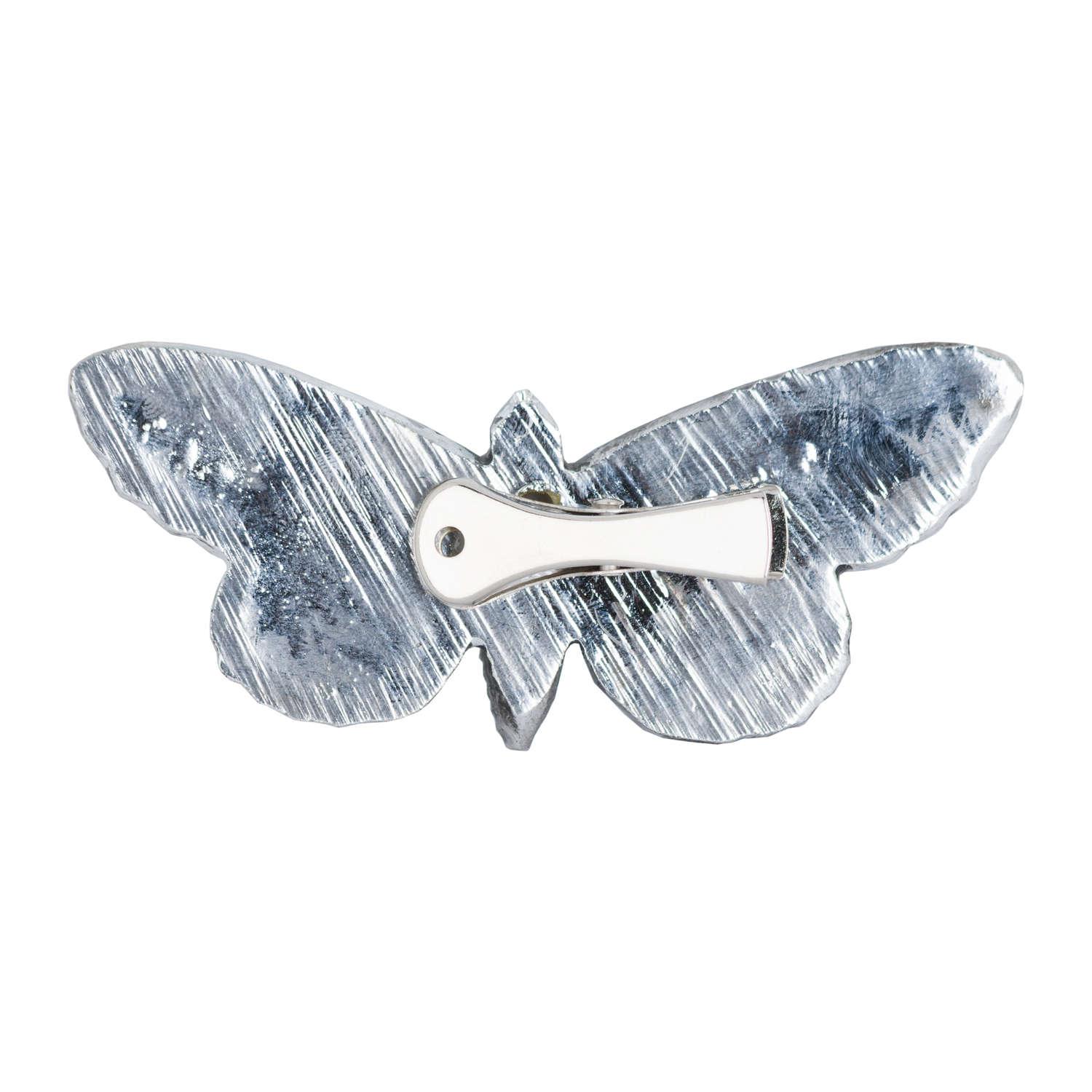 Antique Silver Butterfly Decorative Clip - Vookoo Lifestyle