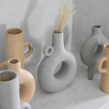 Ataro Vase Light Grey - Vookoo Lifestyle