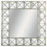 Augustus Detailed Triangulated Wall Mirror - Vookoo Lifestyle