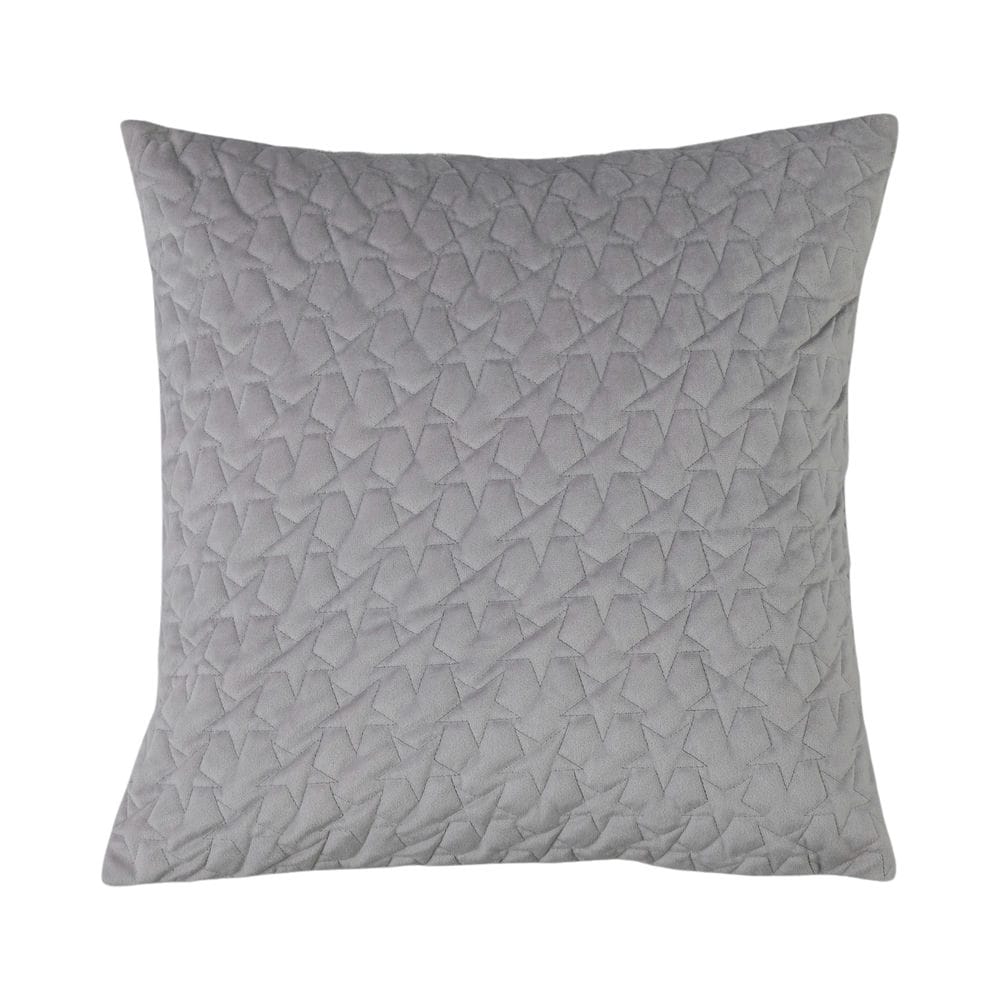 Barden Quilted Cushion Grey - Vookoo Lifestyle