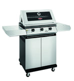 BeefEater 1200S Series 3 Burner Gas Barbecue with Cabinet Trolley and Side Burner - Vookoo Lifestyle