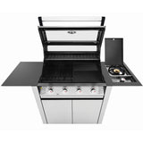 BeefEater 1600S Series 4 Burner Barbecue with Cabinet Trolley and Side Burner - Vookoo Lifestyle