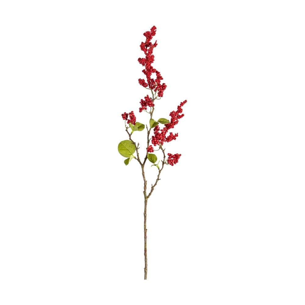 Bella Hanging Spray with Leaves Red (3pk) - Vookoo Lifestyle