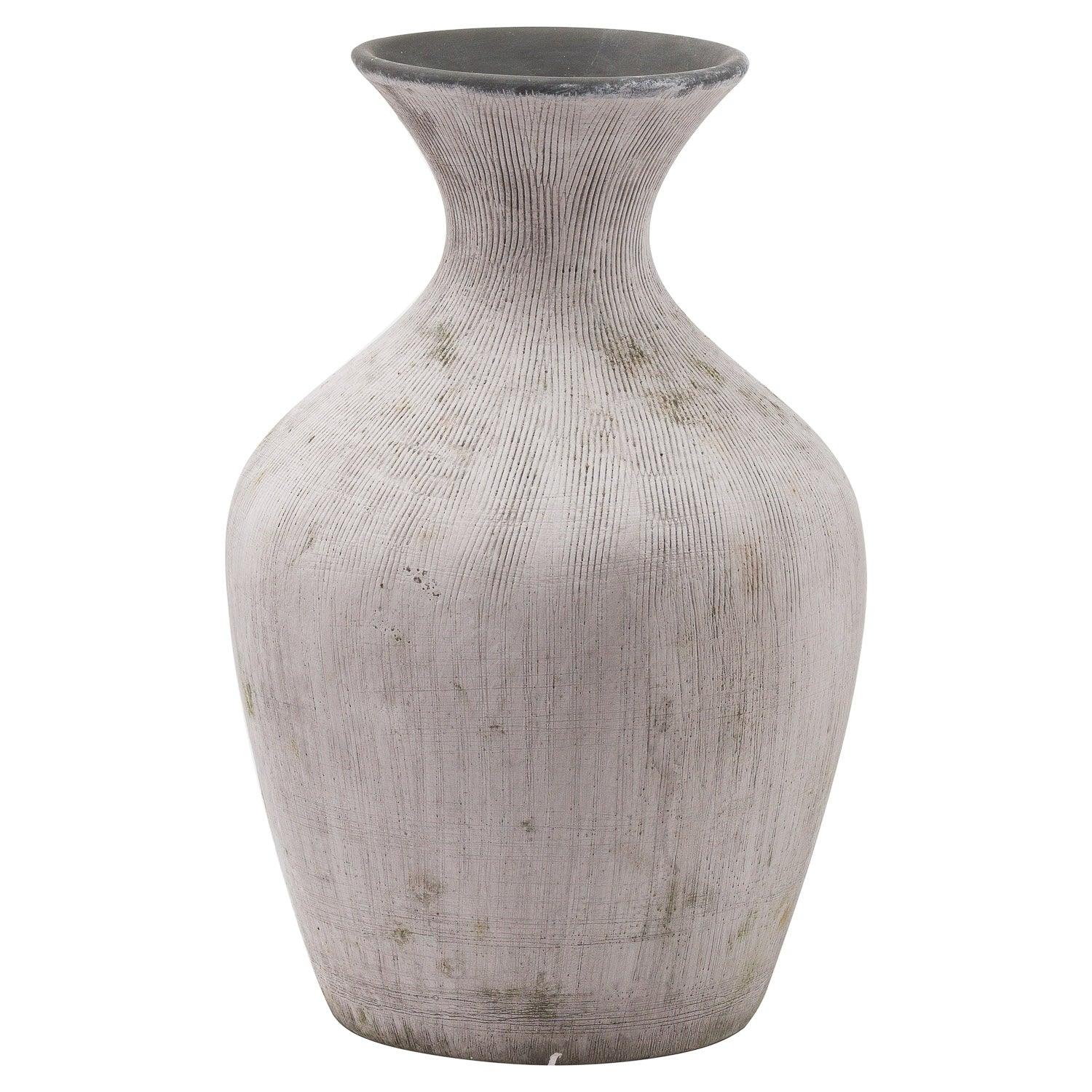 Bloomville Ellipse Stone Vase - Vookoo Lifestyle