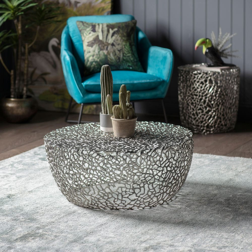 Bonsai Coffee Table Silver - Vookoo Lifestyle