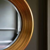Boro Round Mirror Gold - Vookoo Lifestyle