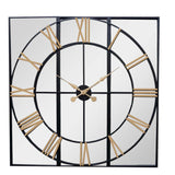 Brooklyn Black And Gold Wall Clock - Vookoo Lifestyle
