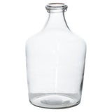 Bulbous Narrow Neck Glass Vase - Vookoo Lifestyle