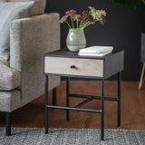 Carmma 1 Drawer Bedside Table - Vookoo Lifestyle