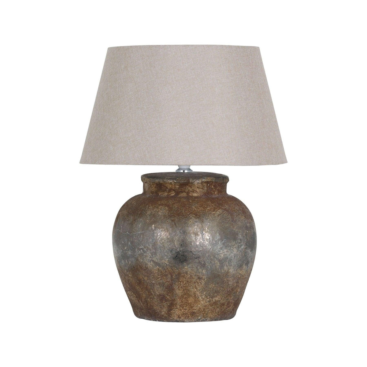 Castello Aged Stone Ceramic Table Lamp - Vookoo Lifestyle