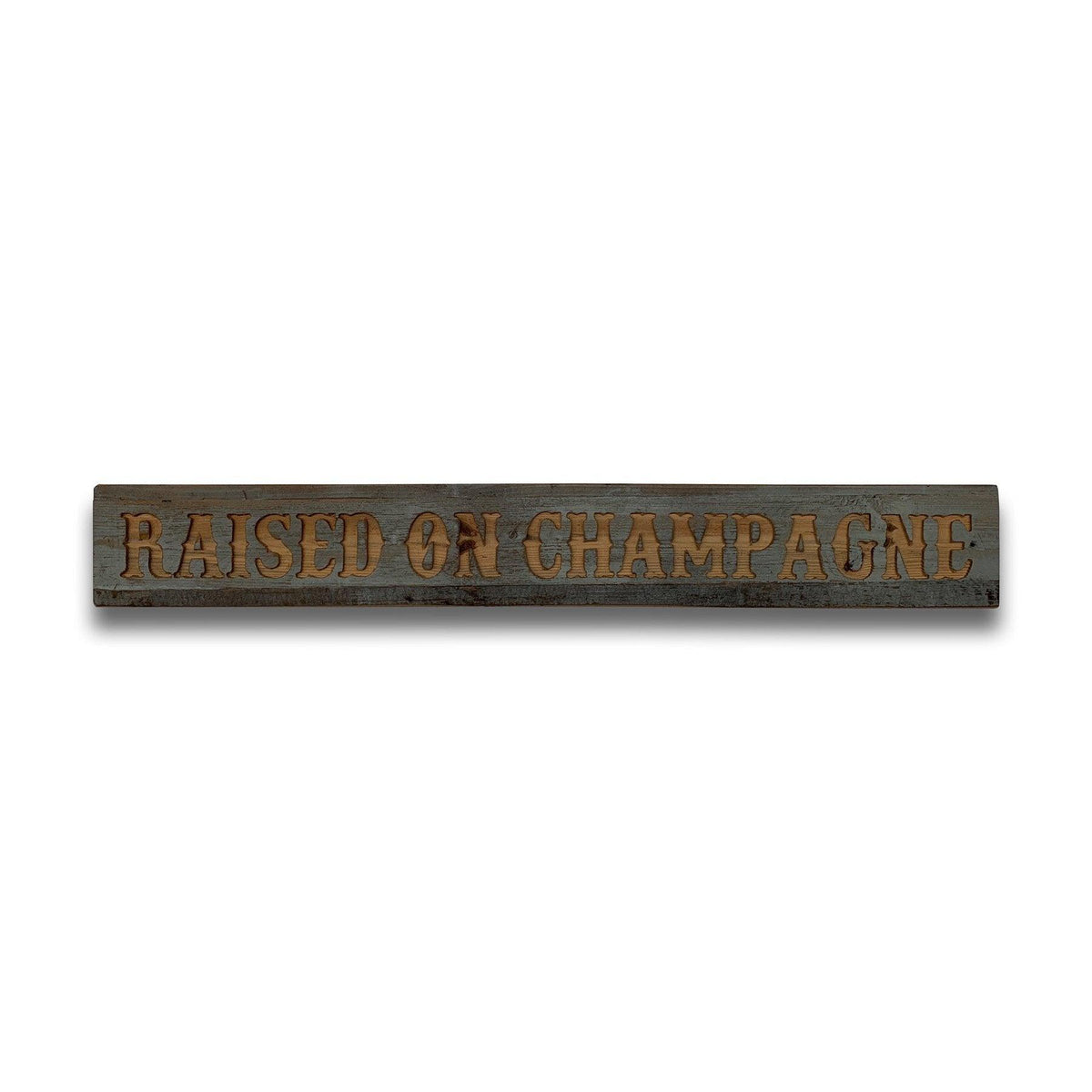 Champagne Grey Wash Wooden Message Plaque - Vookoo Lifestyle