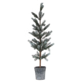 Christmas Fir Tree In Stone Pot - Vookoo Lifestyle