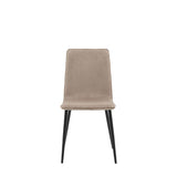 Chuck Dining Chair Taupe (2pk) - Vookoo Lifestyle