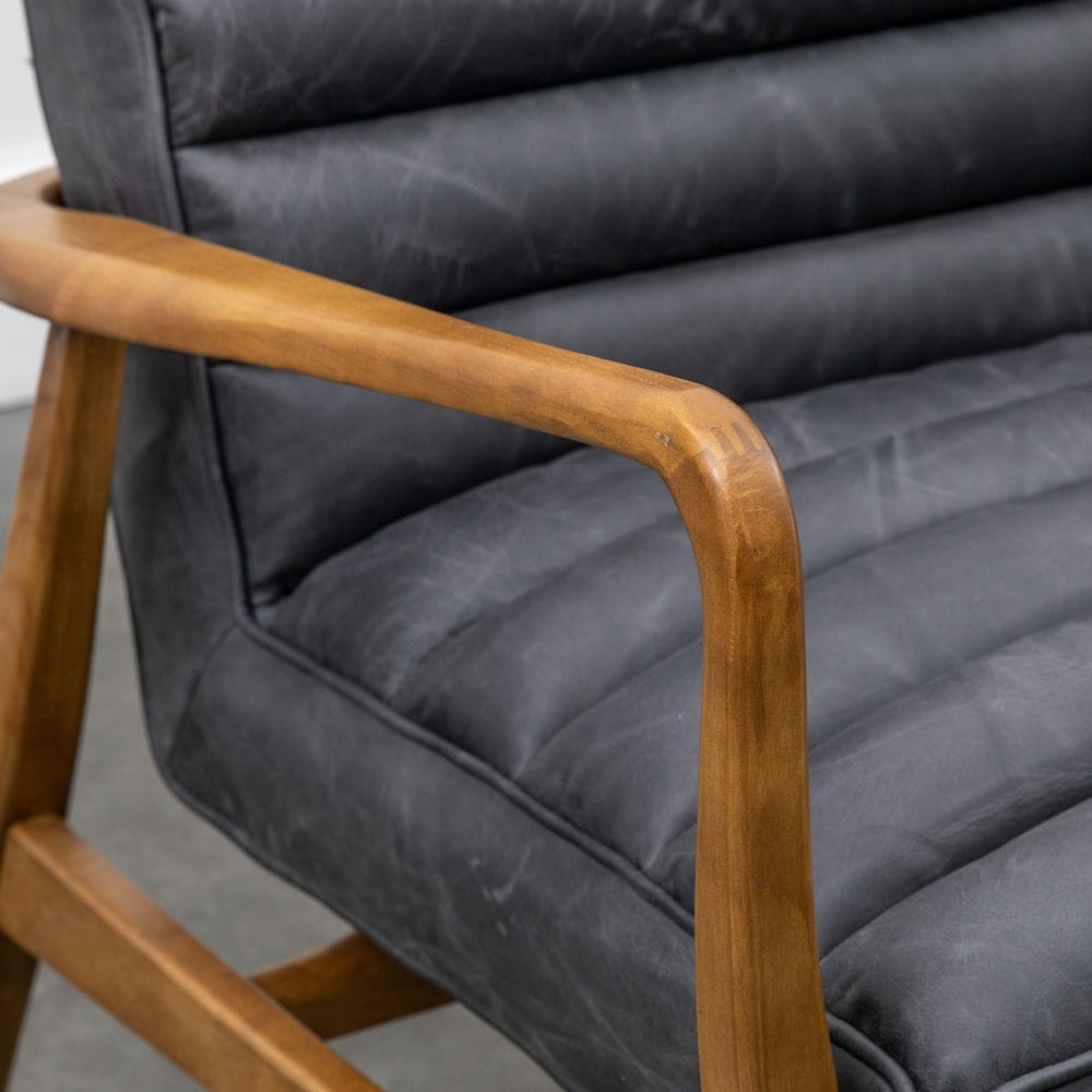 Damoro 2 Seater Leather Sofa - Vookoo Lifestyle