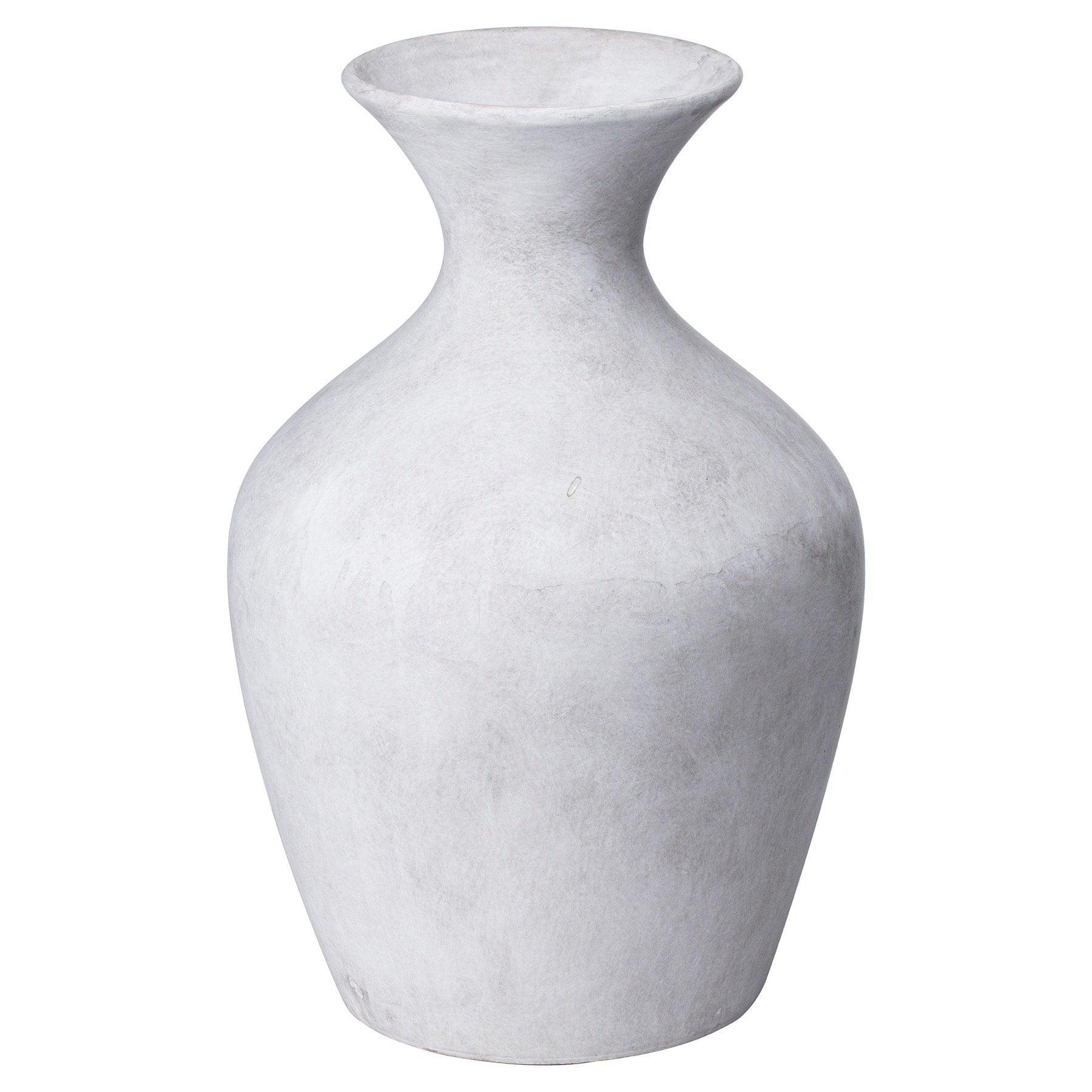 Darcy Ellipse Stone Vase - Vookoo Lifestyle