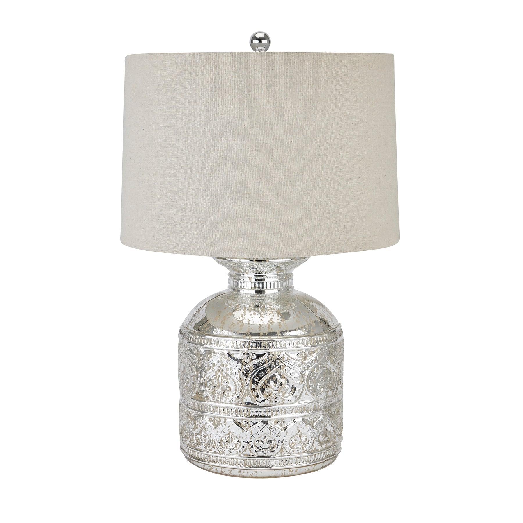 Darcy Mercury Glass Table Lamp - Vookoo Lifestyle