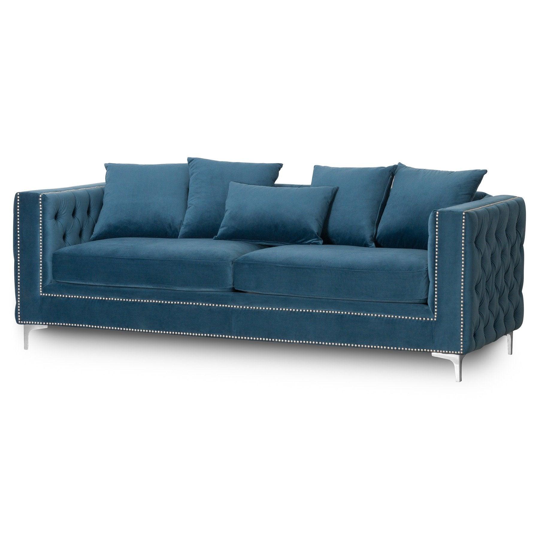 Darcy Three Seater Button Pressed Sofa - Vookoo Lifestyle