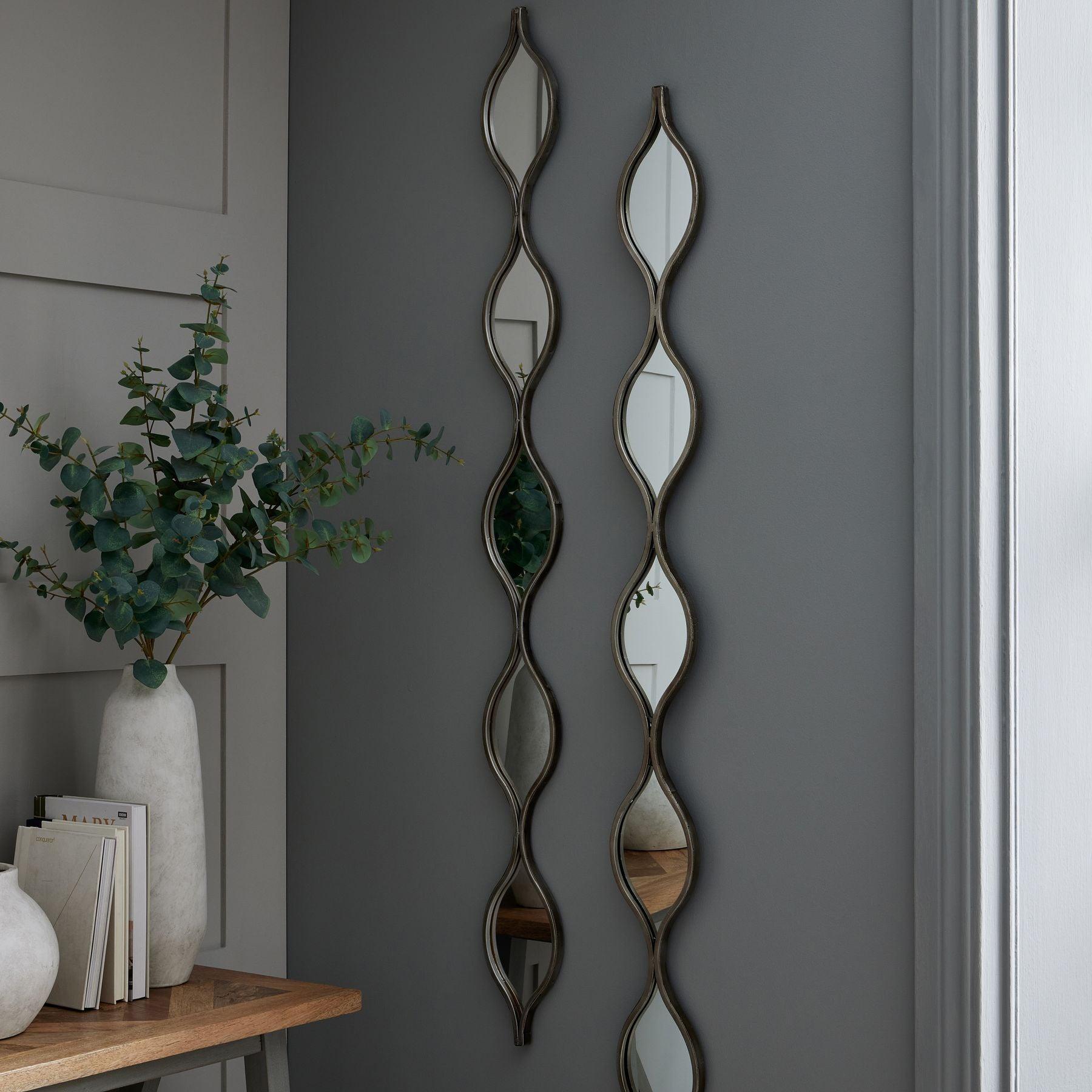 Decorative Hanging Silver Mirror - Vookoo Lifestyle