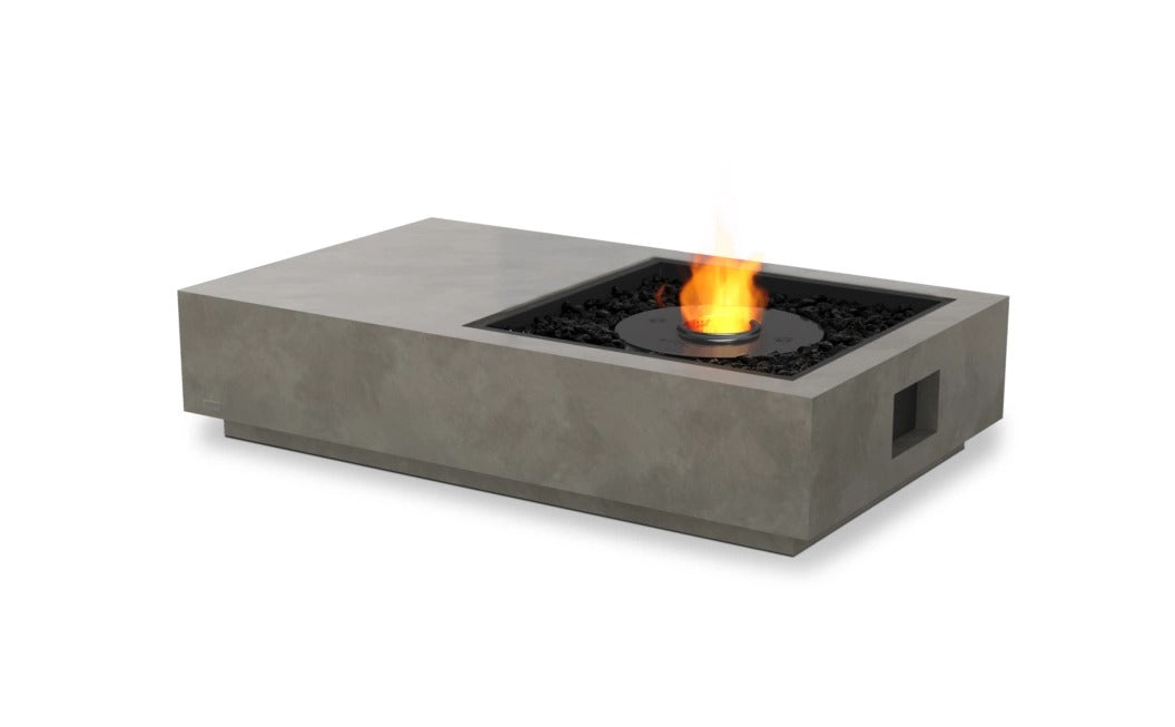 EcoSmart Fire Manhattan 50 Bioethanol Fire Pit Table in Natural