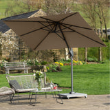 Voyager T1 3m x 2m Oblong Free Arm Parasol in Taupe