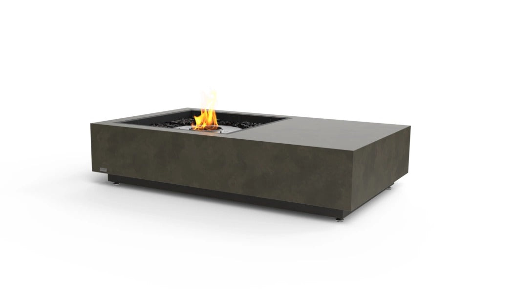 EcoSmart Fire Manhattan 50 Bioethanol Fire Pit Table in Natural