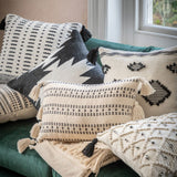 Echeveria Natural and Black Cushion Cover - Vookoo Lifestyle
