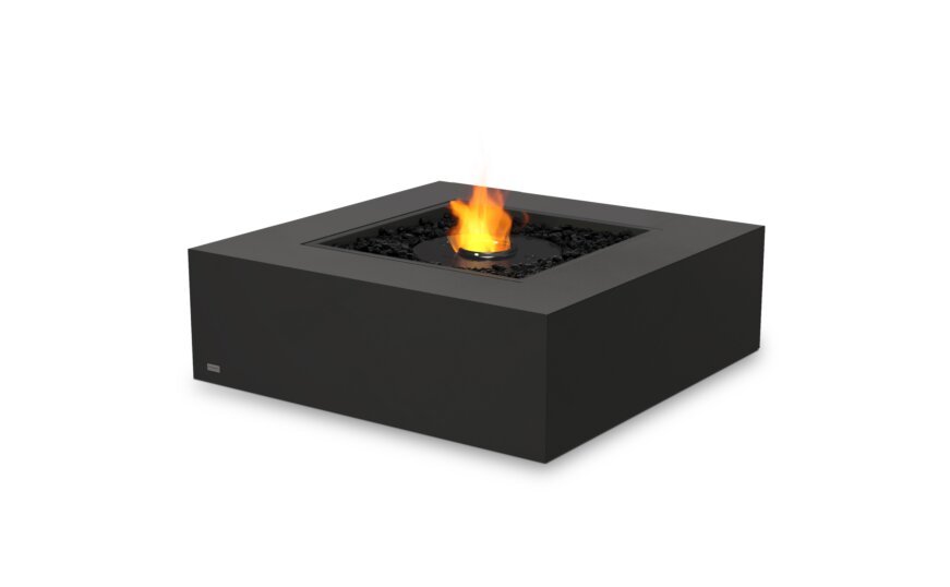EcoSmart Fire Base 40 Bioethanol Fire Pit Table in Graphite
