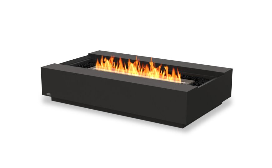 EcoSmart Fire Cosmo 50 Bioethanol Fire Pit Table in Graphite