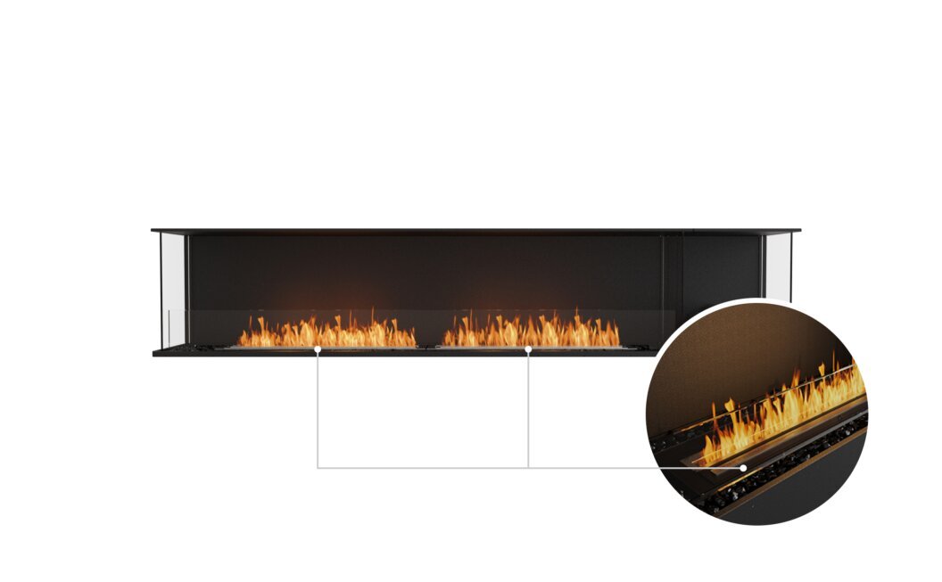 EcoSmart Fire Flex 104BY.BXR Bay Fireplace Insert - Vookoo Lifestyle