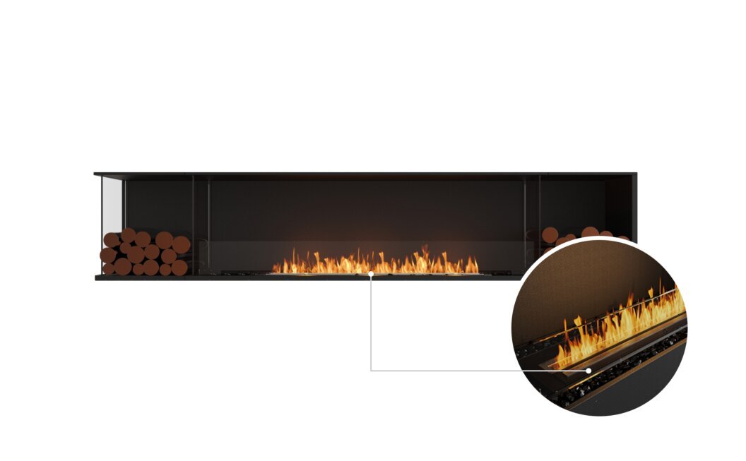 EcoSmart Fire Flex 104LC.BX2 Left Corner Fireplace Insert - Vookoo Lifestyle
