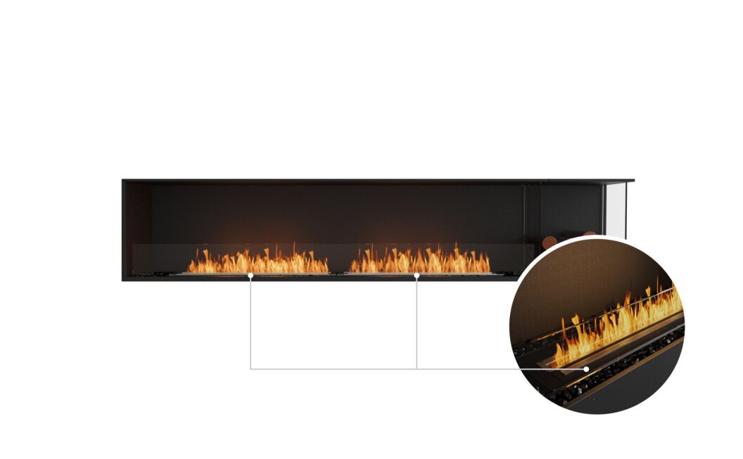 EcoSmart Fire Flex 104RC.BXR Right Corner Fireplace Insert - Vookoo Lifestyle