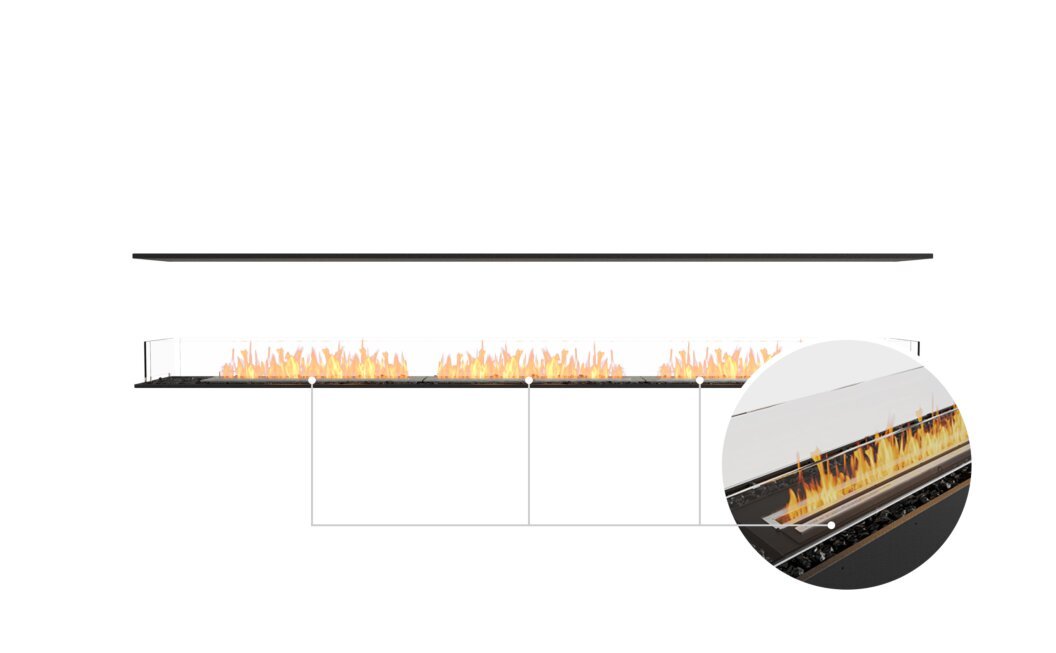 EcoSmart Fire Flex 122IL Island Fireplace Insert - Vookoo Lifestyle