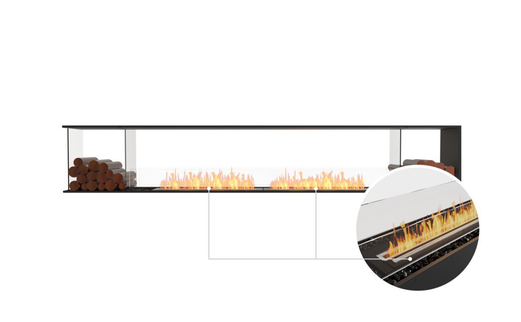 EcoSmart Fire Flex 122PN.BX2 Peninsula Fireplace Insert - Vookoo Lifestyle