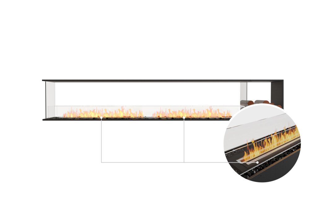 EcoSmart Fire Flex 122PN.BXR Peninsula Fireplace Insert - Vookoo Lifestyle